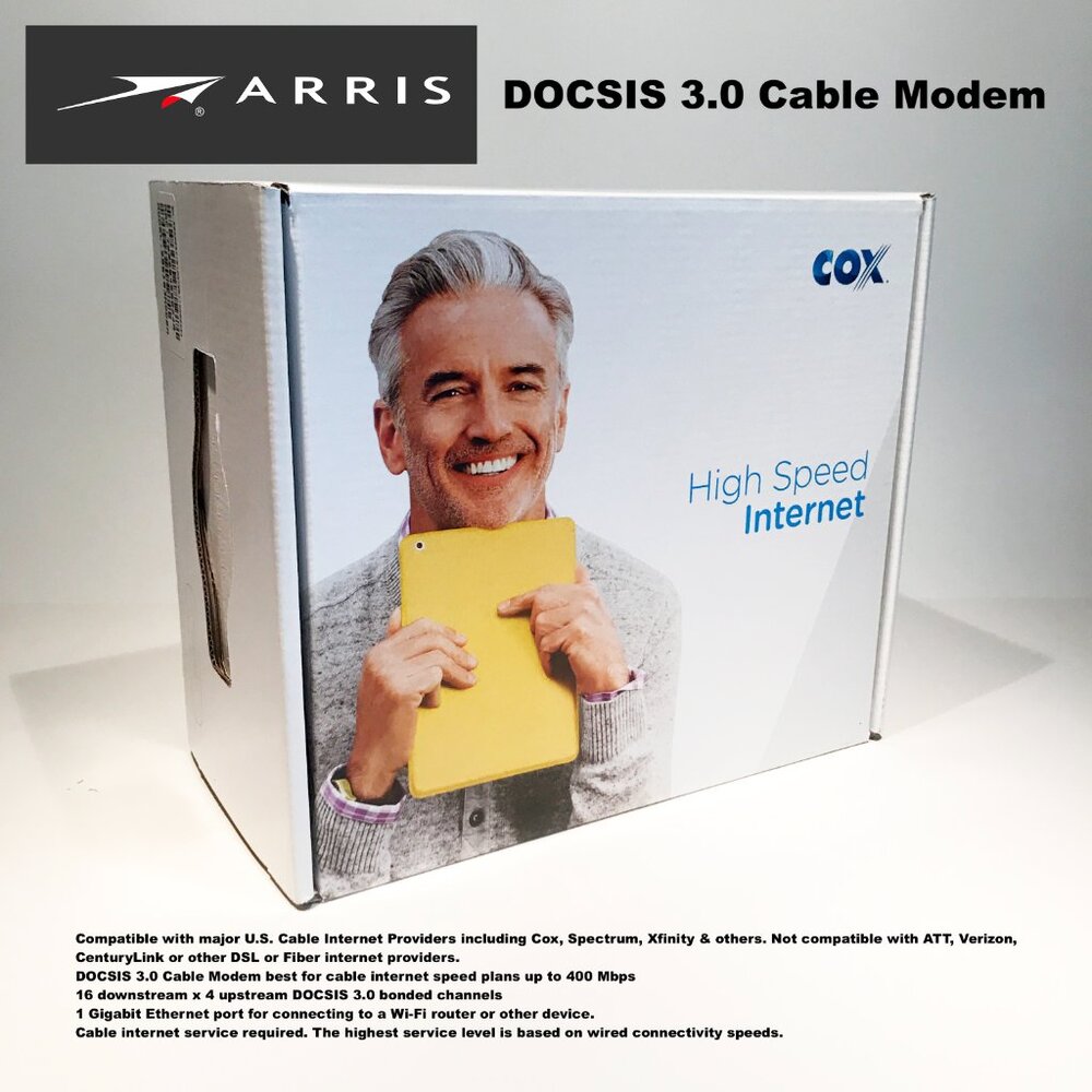 ARRIS SB6183 Touchstone Cable Modem - Picture 8 of 11